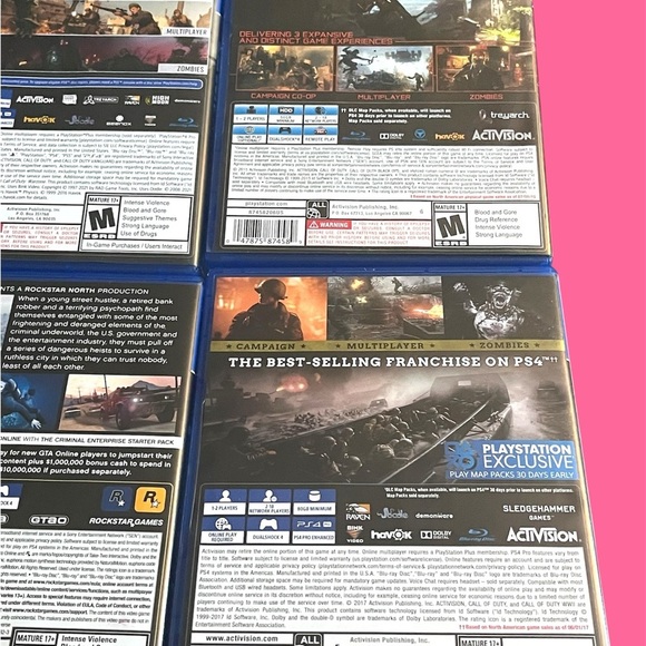 Sony PS4 Game Collection - Black and Blue Cases NO OFFERS! - Picture 5 of 7